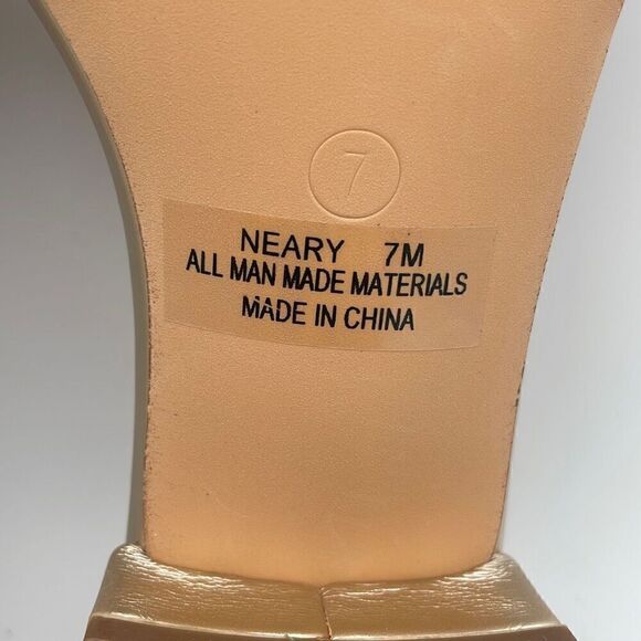 CUSHIONAIRE Women's braided low block heel sandal SIZE 7 CHAMPAGNE - Picture 8 of 8